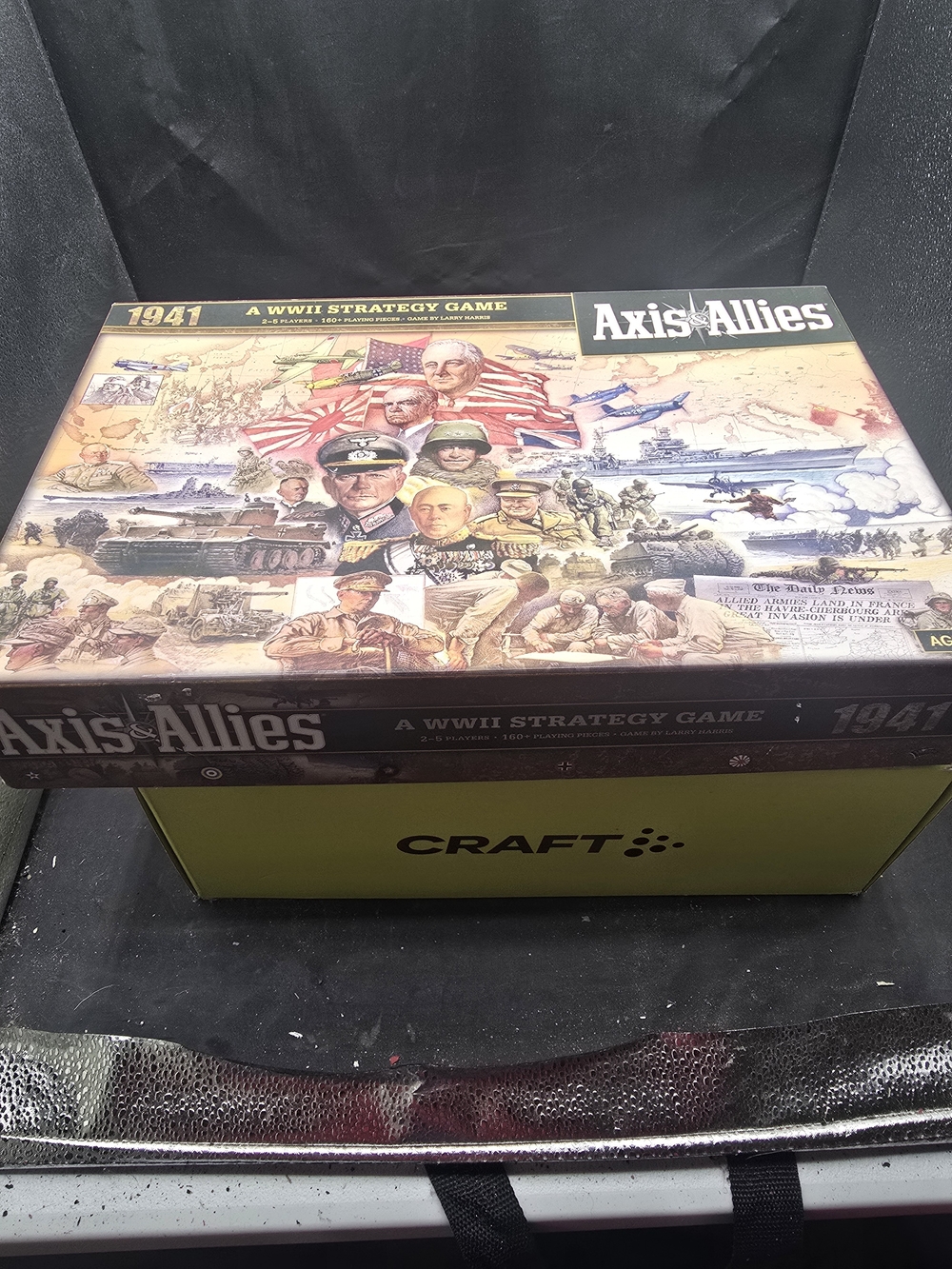 Craft Axis & Allies‎ 1941 Strategy Game Box in Tan and Brown